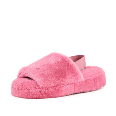 Women's Lisbon Faux Fur Slipper Coral