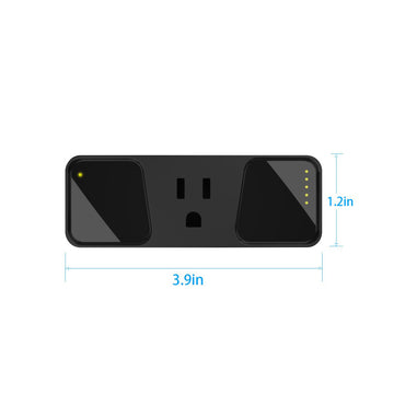 Wi-Fi Mini Smart Plug In Black