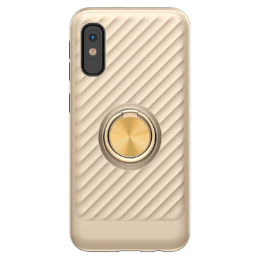 SAMSUNG GALAXY A10E Case with Ring Holder In Gold