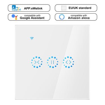 WiFi Electrical Blinds Switch Touch Panel