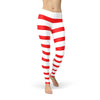 Avery Red Candy Cane Leggings